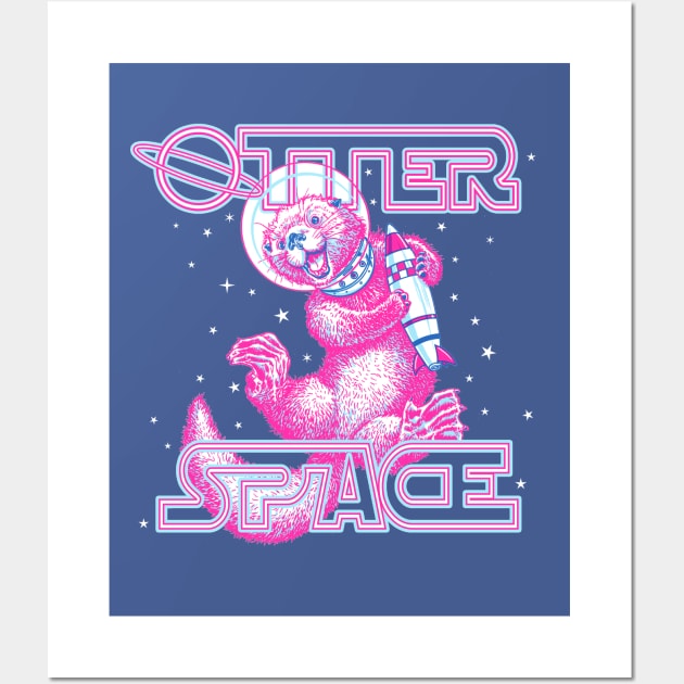 OTTER SPACE! Wall Art by CMButzer